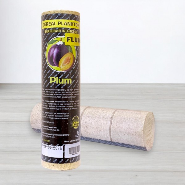 Флуоро технопланктон River Fish Fluorescent, 4шт/уп, 450г, Слива (Plum)
